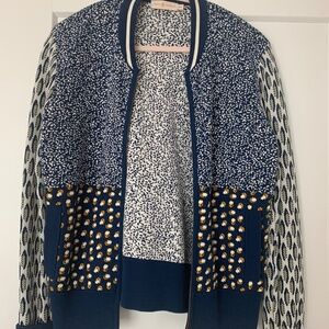 Tory Burch like new sweater jacket